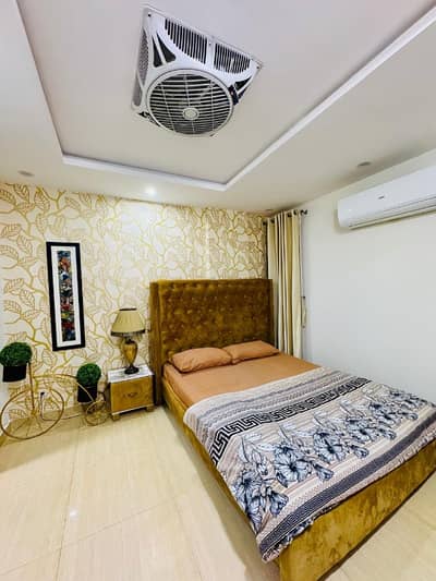 2 bed brand new luxury furnished flat apartment available in bahria town lahore