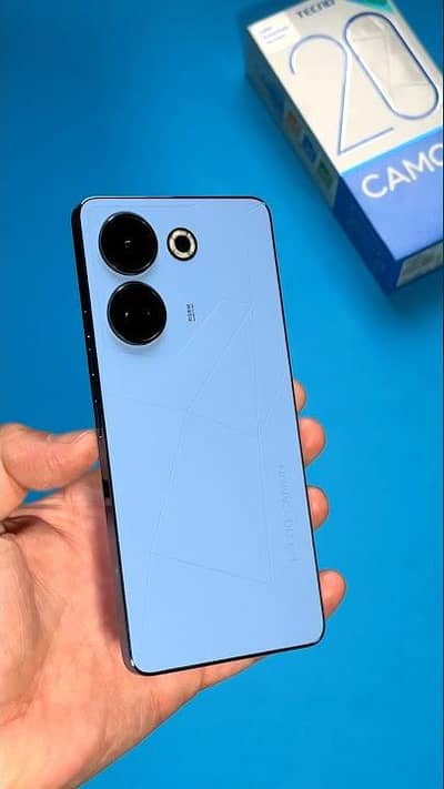 Tecno 20 pro blue color