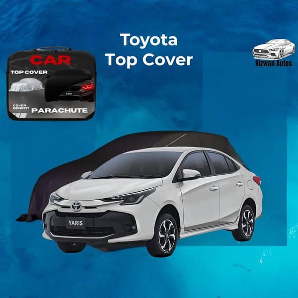 Toyota Yaris Sedan 2021–2023 Parachute Car Top Cover | All-Weather Protection | Vehicle-Specific Fit