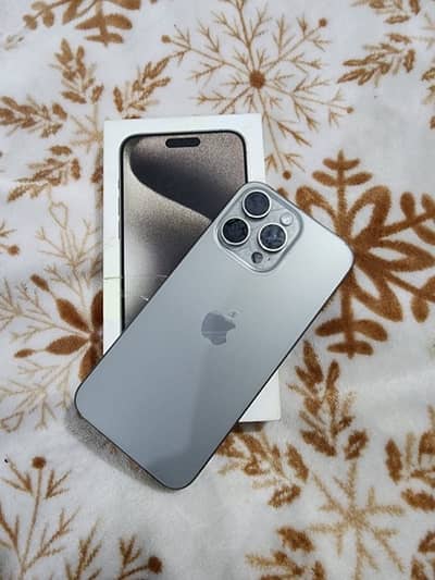 iphone 15 pro max Natural Titanium Non Pta 256 GB