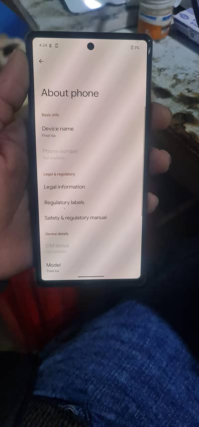 google 6a used 6gb 128