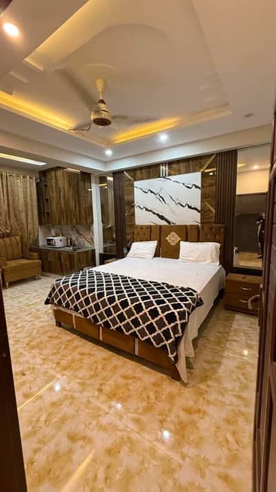 Short time 1bed ROM full furnished apartments safe and scour 100%coupe allow