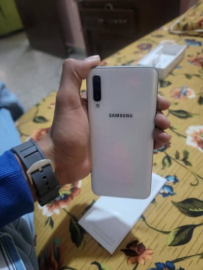 A50 4/128 with box,warranty card and buying receipt