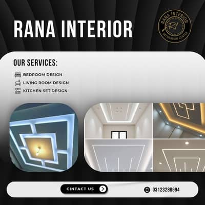 Fancy ceiling - Gypsum ceiling - False ceiling Office Ceiling