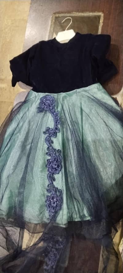 Blue Tail frock for girl