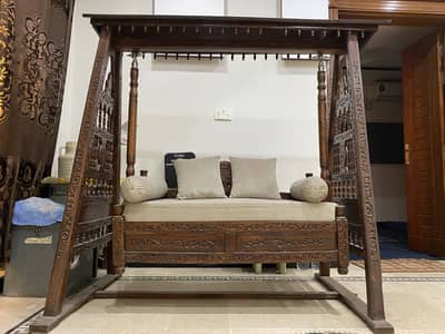 Antique Wooden Jhoola Swing