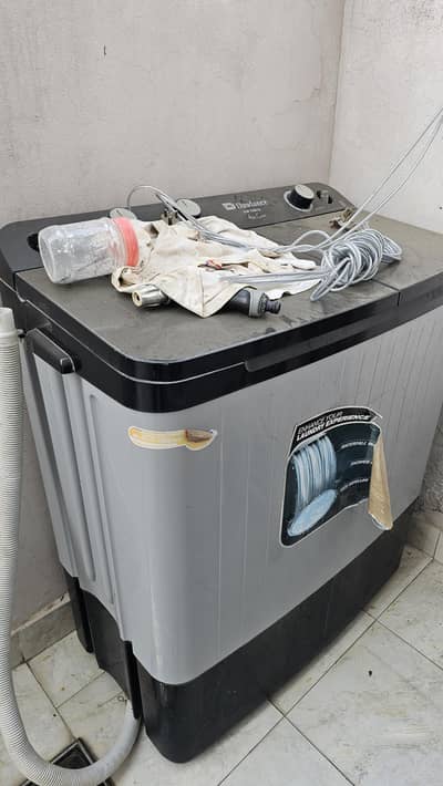 dawlance washing machine with dyer working