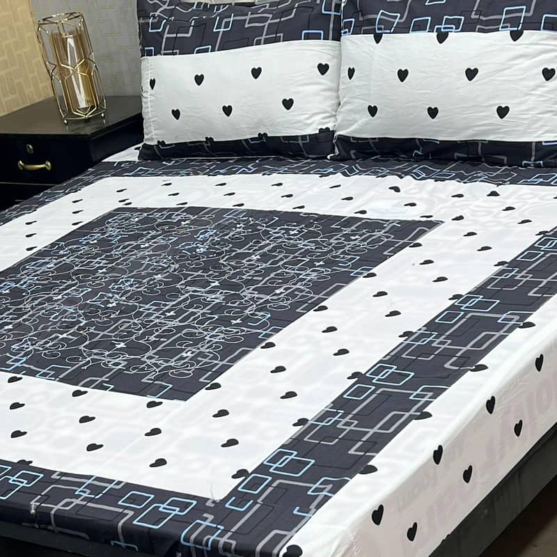 3pcs Double patch bedsheet 13