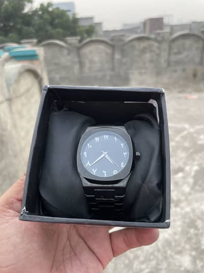 Black  Matelic aura watch