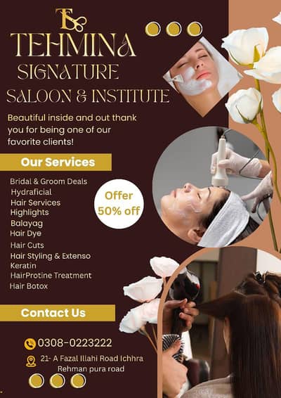 hydra Korean glass facial  an other salon services