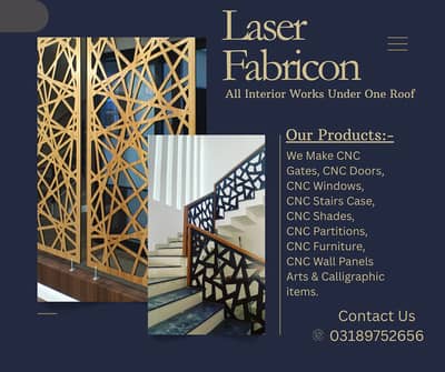 Stairs,Iron Work,Cnc Grills,Cnc Work,Laser Cut,Balcony,Grills-Railing
