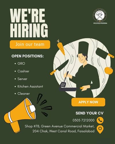 We Have Required Only Order Taker And Server 0305-7212000