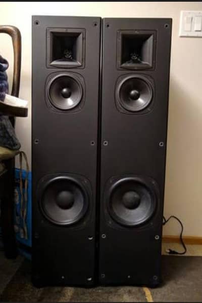 KLIPSCH SP-1 POWER TOWER SPEAKERS FOR STEREO  HOME THEATER (JBL Kef)