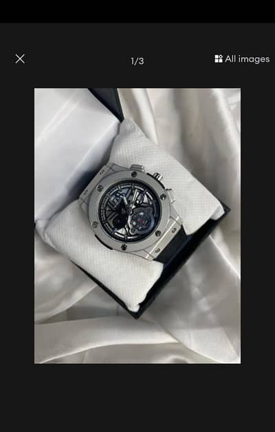 Hublot Watch with leather strap and premium deal