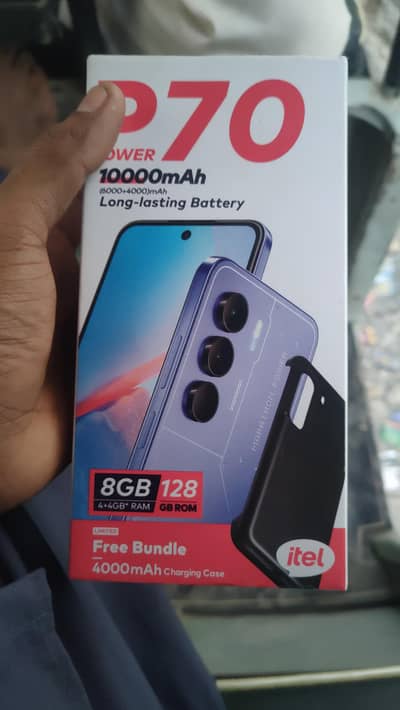 Itel mobile 8/128  10 month warranty on