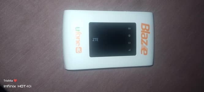 one time used Ufone blaze internet device . .