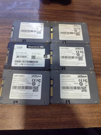 Team group and Dahua 512GB SATA III 2.5" SSD – Like New | High Speed