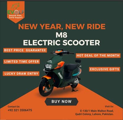RAMZA M8 Electric Bike,Electric Scooty,Ev Scooter-New Year Offer 2026