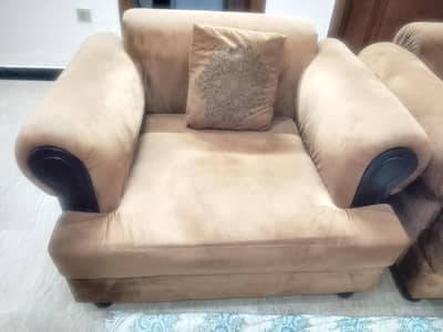 puffy 4 seater sofa set
