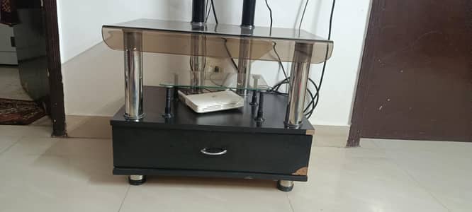 LCD stand with drawer