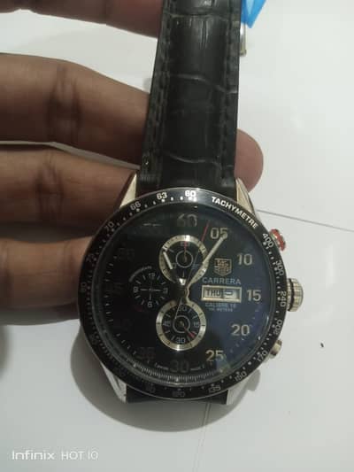 Tag Heuer Calibre 16 A+ Watch Black Strap