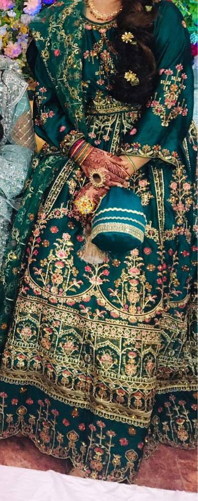 Embroidered 3pc Party wear Dress for sale