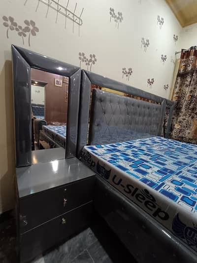 Complete Bedroom & Living Furniture Set with Mattress – Like New