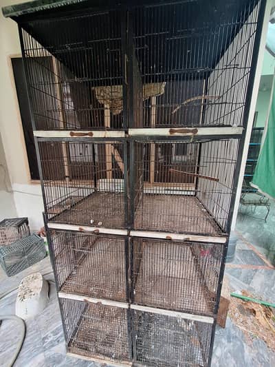 8 Portion Iron Cages with Accessories