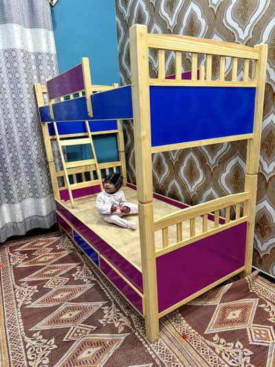 Bunker bed full new hy 1 din bhi istamal nahi huwa 03171211759 whatsap