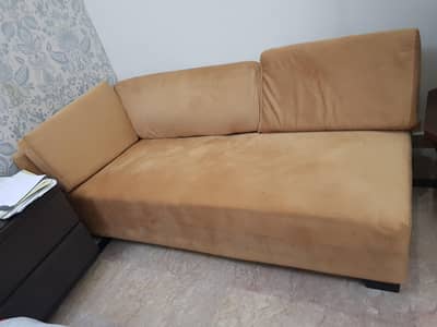 sofa come bed 2 available in River garden Islamabad