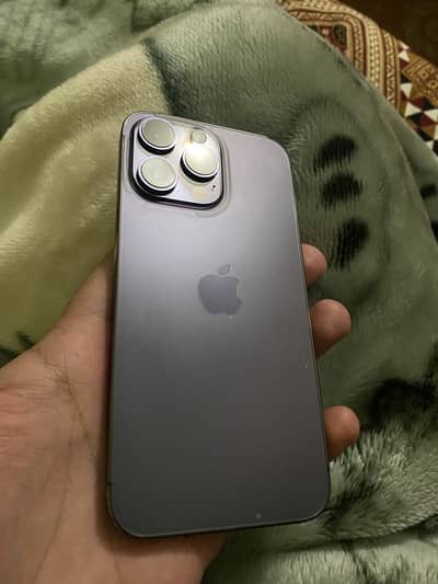 Iphone 14 Pro Max, Deep Purple, 256GB PTA APPROVED, with Box Cable