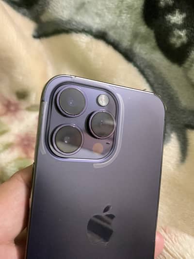 Iphone 14 Pro Max, Deep Purple, 256GB PTA APPROVED, with Box Cable