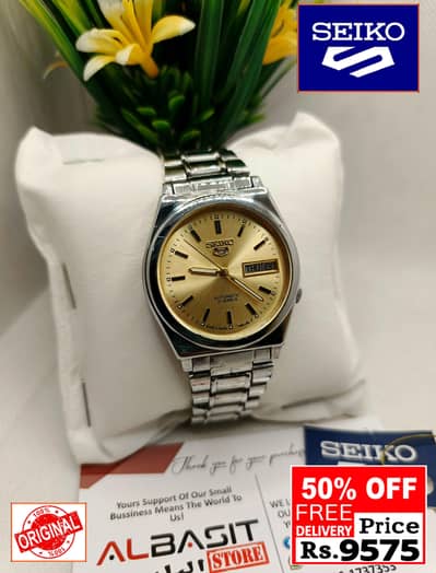 Seiko 5 Citizen Orient Automatic Pre-Owned watch Japan 03161737353