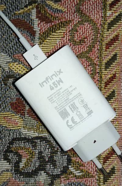 Infinix 45 watt original charger
