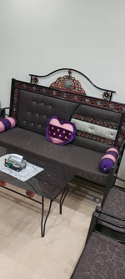 iron bed with matress dressing sofa set  for sale