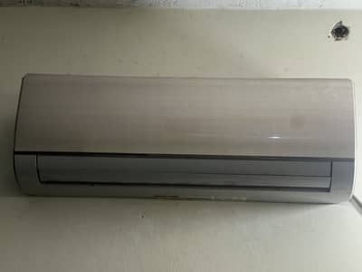 Haier 1.5 ton dc inverter ac gold and grey colour