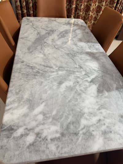 Dinning Table with Marble Top