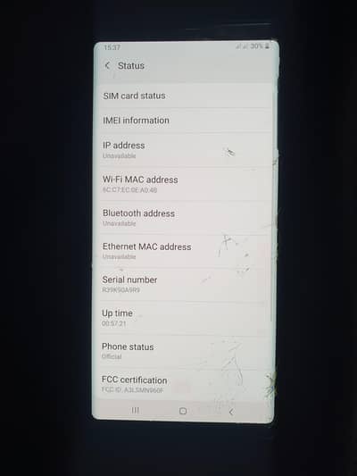 Samsung Galaxy Note9 6/128 dual sim pta approve only sim call no mes