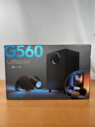  LOGITECH G560 RGB GAMING SPEAKERS – BRAND NEW 