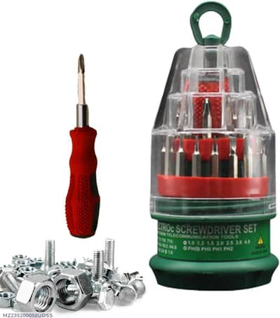 31 Pcs Stainless Steel Screwdriver Set