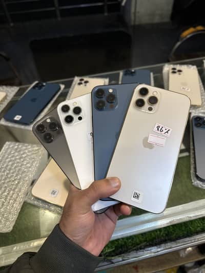 iPhone 12promax 128gb Non PTA (Jv) Waterpack Stock 85+ Battery Health