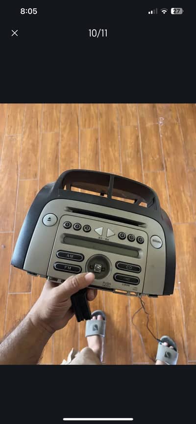 dashboard audio panel from a Toyota Passo.