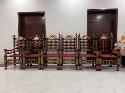 Multani Colored Chairs (6PCS)