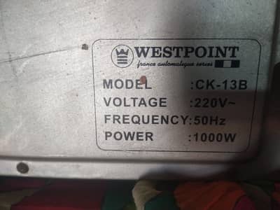 west point electric oven