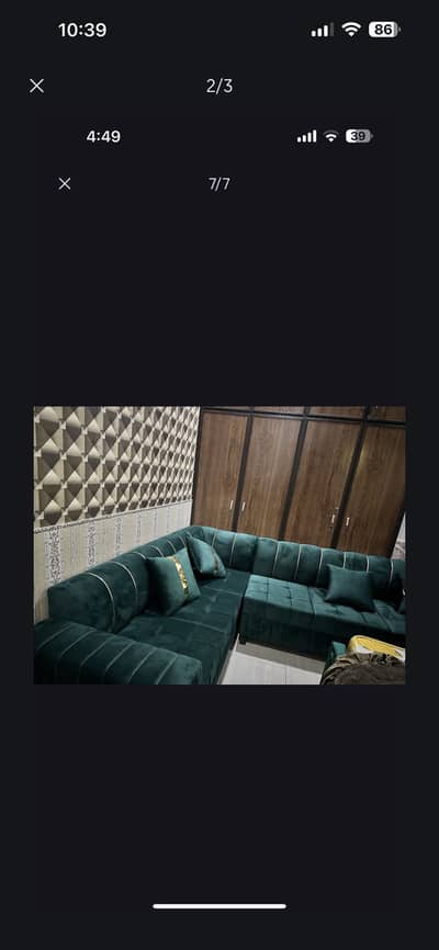 New  wooden versache style  sofa  in  corner style