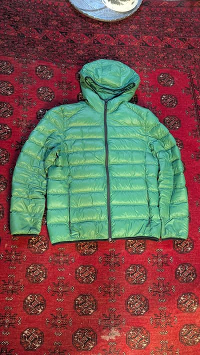 Tom Tailor Denim Fur Jacket Germany Long (L) Size Green