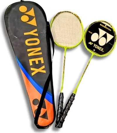 Yonex Badminton Racket Set Full Flexible Player's Choice Power Play