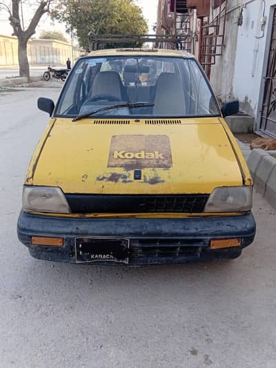 Mehran VXR yellow cab taxi 1994 modal