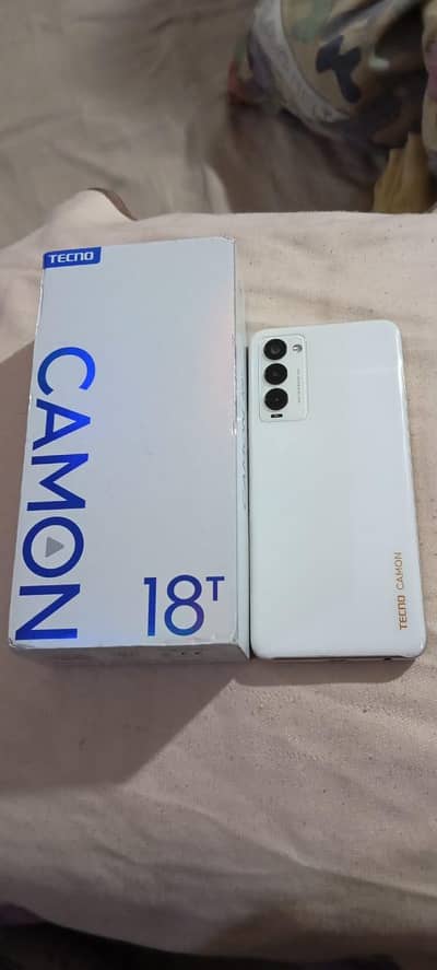 Tecno Camon 18T just like a new condition.