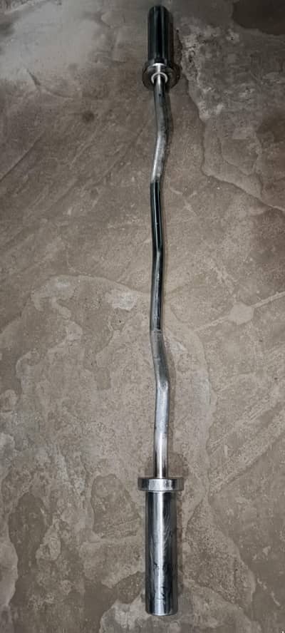 gym steel rod 15kg  zigzag KSA imported